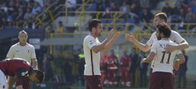 La Roma vince a Bologna e resta a -6 dalla Juventus